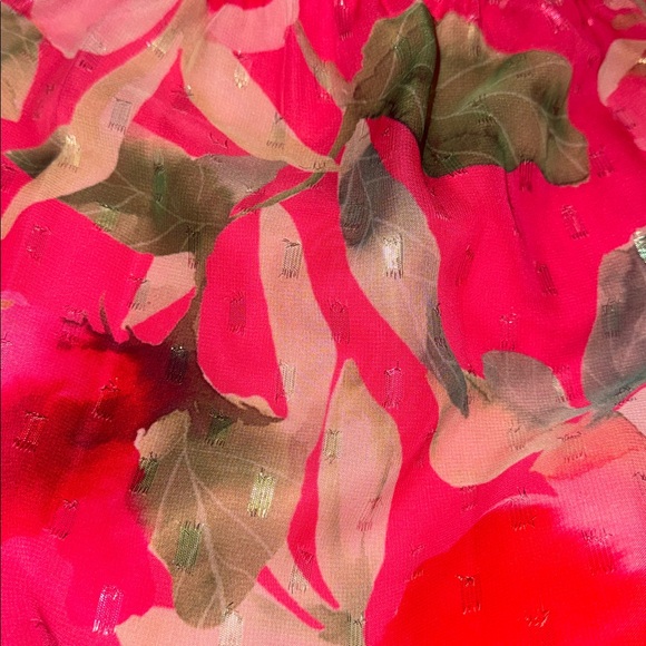 Eliza J Women's Floral Printed Sleeveless Tie-Waist Chiffon Halter Gown 4 New - Picture 6 of 8